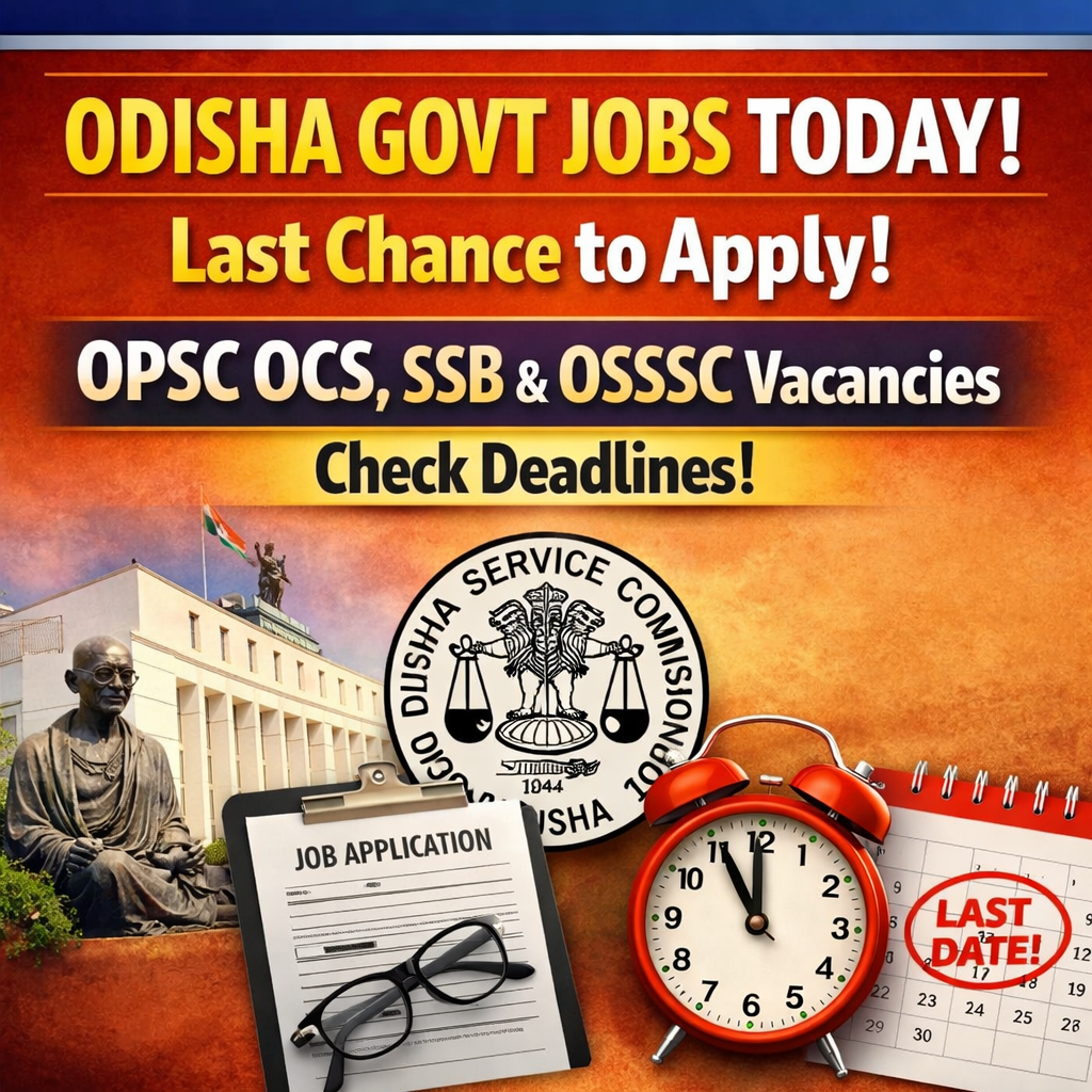 Odisha govt Job