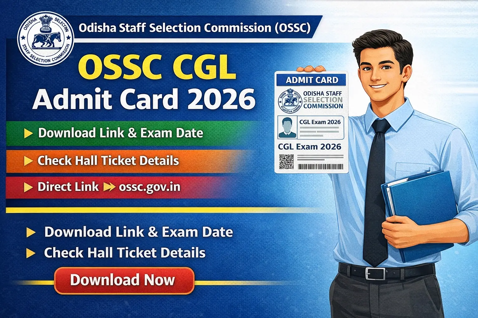 OSSC CGL Admit Card