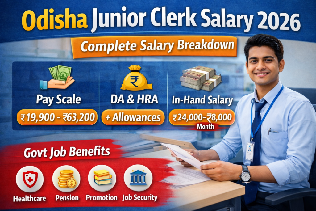 Odisha Junior Clerk Salary 2026